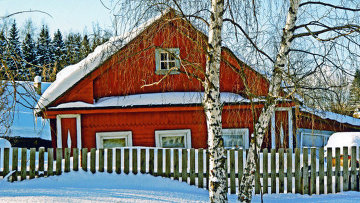 Частный деревянный дом